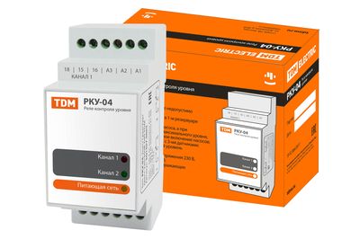 РКУ-04-2нас/1рез/2ур/3датч-230/400В-DIN (без датчиков) TDM SQ1507-0005