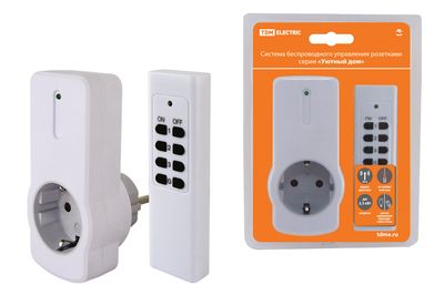 "Комплект для беспроводного управления розетками ПУ3-Р1.1 (1 приемник) ""Уютный дом"" TDM" SQ1508-0204