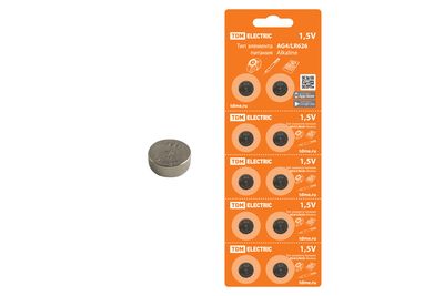 Элемент питания AG4/LR626 Alkaline 1,5V BP-10 TDM SQ1702-0042