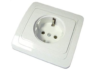 "Розетка TV (SAT) F-типа белая ""Валдай"" TDM" SQ1804-0040
