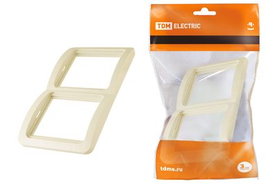 "Рамка 2-ая вертикальная сл. кость ""Валдай"" TDM" SQ1804-0118