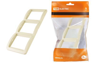 "Рамка 3-ая вертикальная сл. кость ""Валдай"" TDM" SQ1804-0120