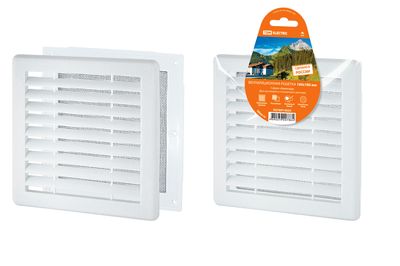 Решетка разъемная с москитной сеткой, 180х180 TDM SQ1807-0024