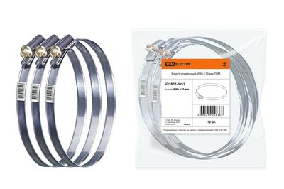 Хомут червячный, ?90-110 мм TDM SQ1807-0051