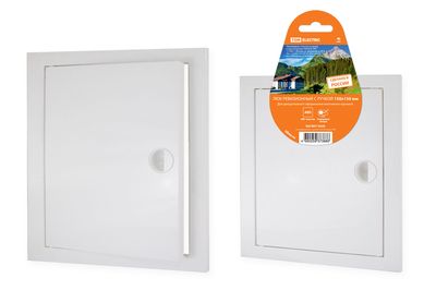 Люк ревизионный с ручкой 150х150, белый TDM SQ1807-0420