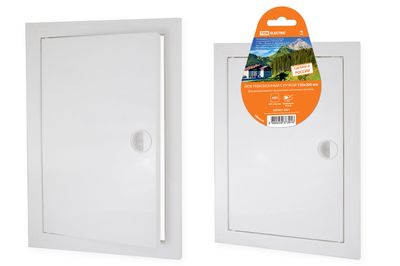 Люк ревизионный с ручкой 150х200, белый TDM SQ1807-0421