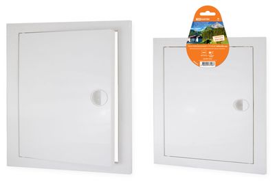 Люк ревизионный с ручкой 300х300, белый TDM SQ1807-0426