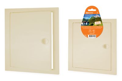 Люк ревизионный с ручкой 200х200, слоновая кость TDM SQ1807-0430