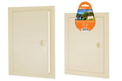 Люк ревизионный с ручкой 200х300, слоновая кость TDM SQ1807-0432