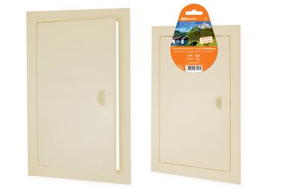 Люк ревизионный с ручкой 200х400, слоновая кость TDM SQ1807-0433