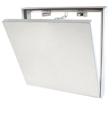 Люк под плитку, алюминиевый, съемный, нажимной, ограничитель-цепочка, 200х400, TDM SQ1807-0602