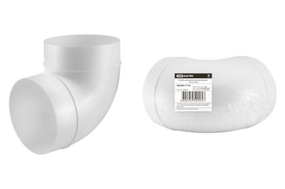 Колено для круглых воздуховодов, D125, TDM SQ1807-1718