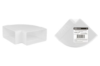 Соединительное колено горизонтальное 90 гр. для прямоугольных воздуховодов, 55х110, TDM SQ1807-1729