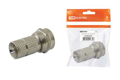 Разъём F RG58, инд. упаковка TDM SQ1809-0024