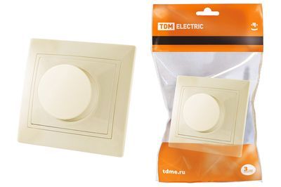 "Светорегулятор поворотный RL 600 Вт сл. кость ""Таймыр"" TDM" SQ1814-0124