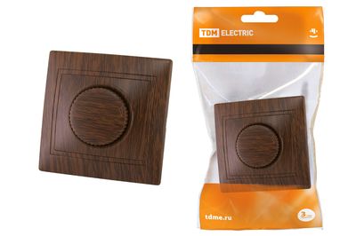 "Светорегулятор поворотный RL 600 Вт ""ЭКО"" (бук) ""Таймыр"" TDM" SQ1814-0324