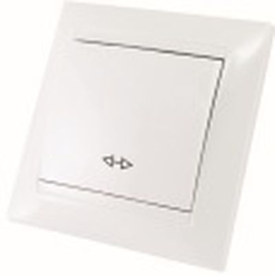 "Перекрестный выключатель 1-кл. 10А белый ""Лама"" TDM" SQ1815-0036