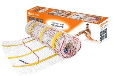 "Мат нагревательный ""Комфорт"" МН двухжильный, 3 кв. м, 450 Вт TDM" SQ2501-0003