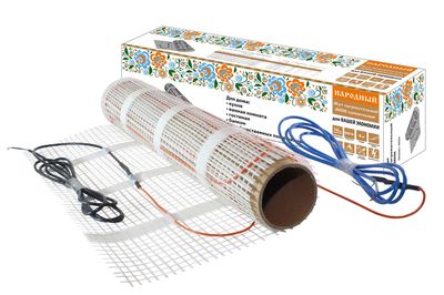 Мат нагревательный МНН одножильный, 4 кв. м, 640 Вт, Народный SQ2501-0035