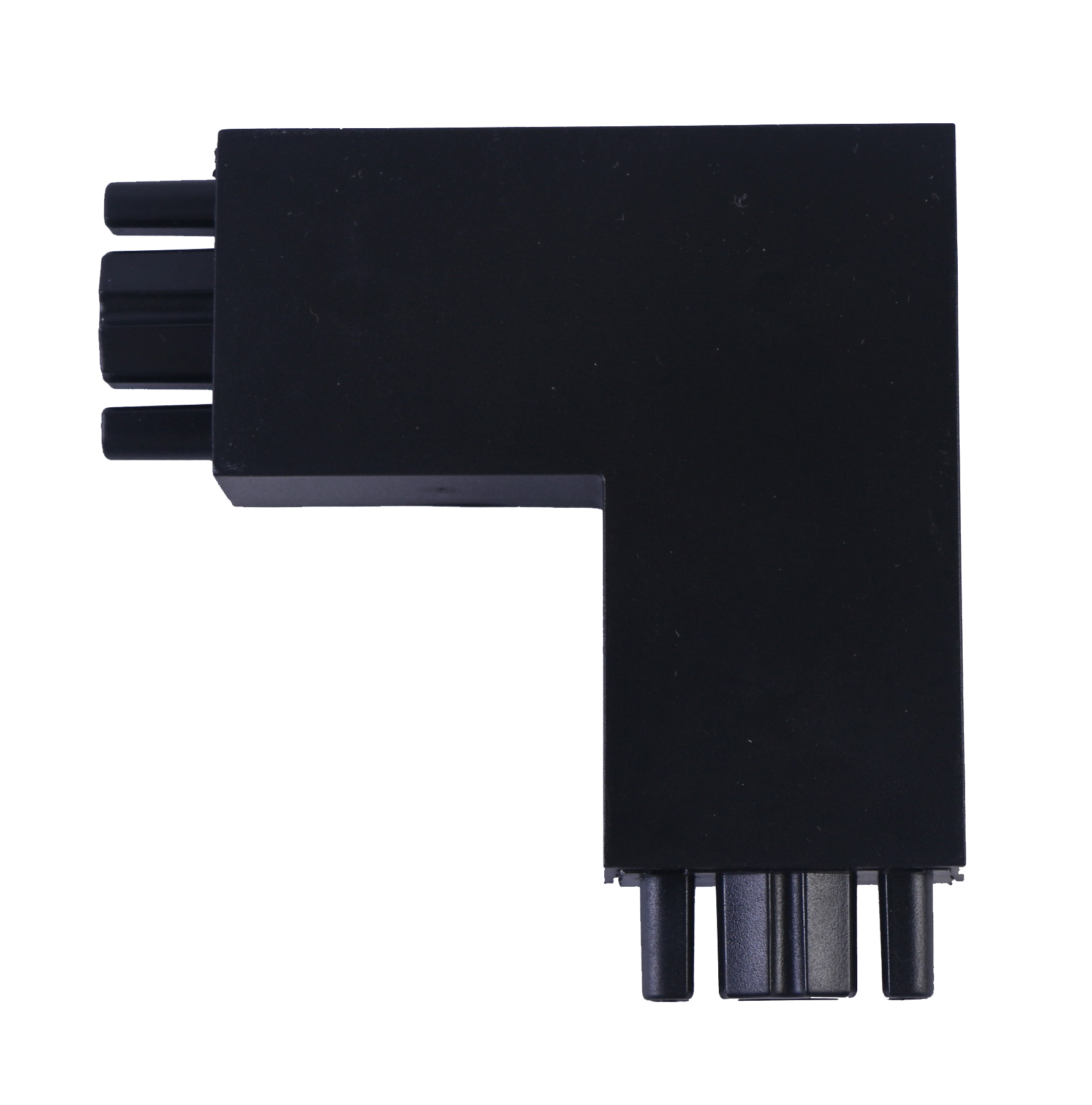 Коннектор шинопровода угловой AC-B-TL черный серии TOP-LINE IN HOME