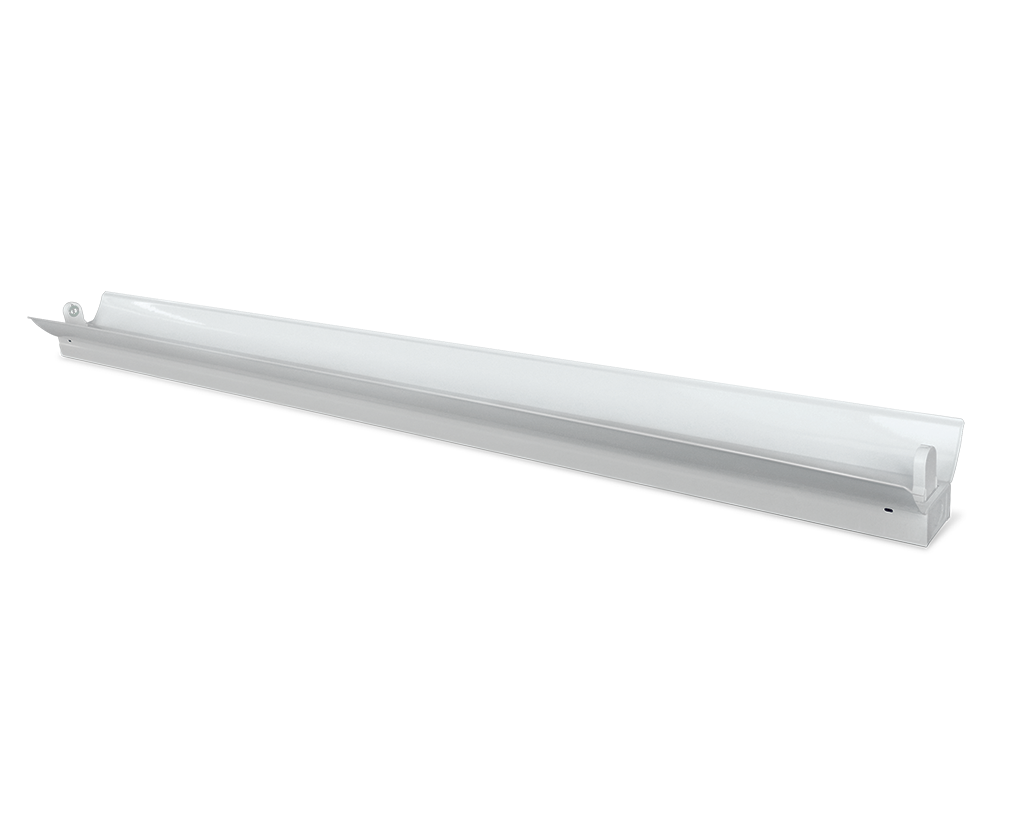 Светильник под светодиодную лампу SPO-101-1R 1хLED-T8-1200 G13 230В IP20 1200мм с рефлектором IN HOME