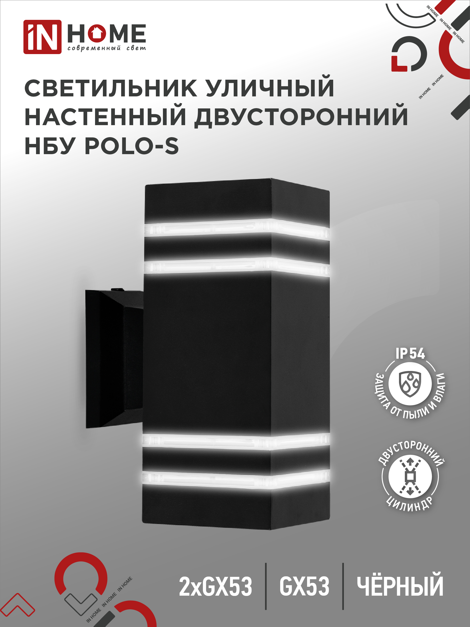 Светильники уличные настенные IN HOME